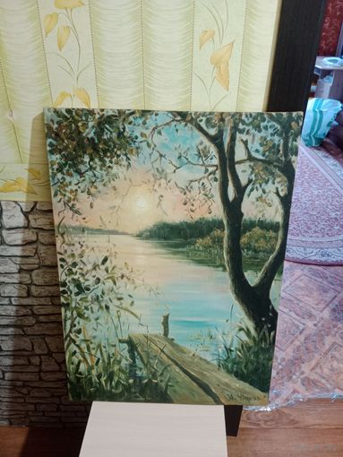 Картина времени СССР холст,масло художник А.Чижов