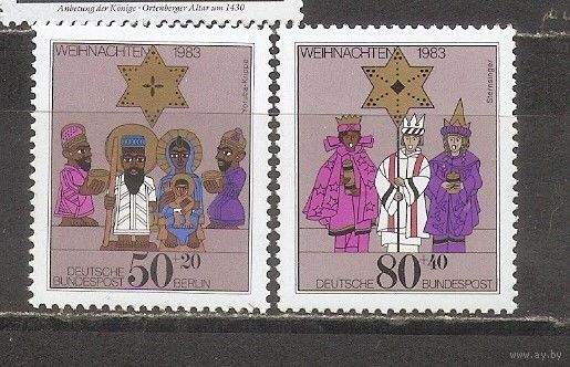 ФФ5 ФРГ Берлин 1983 Рождество