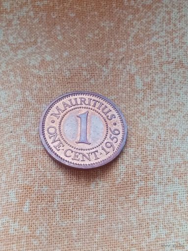 15. Распродажа!  Маврикий. 1 цент 1956 г. Редкая! Одна на ау! AUNC!