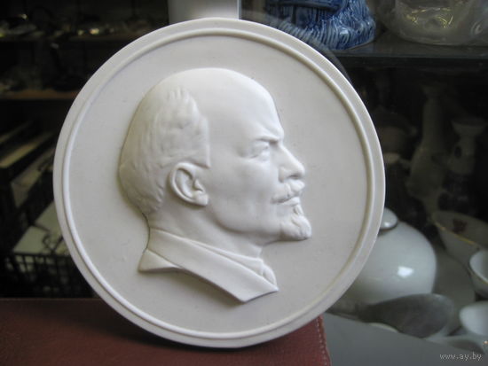 Плакетка Ленин ЛФЗ 12,5 см.