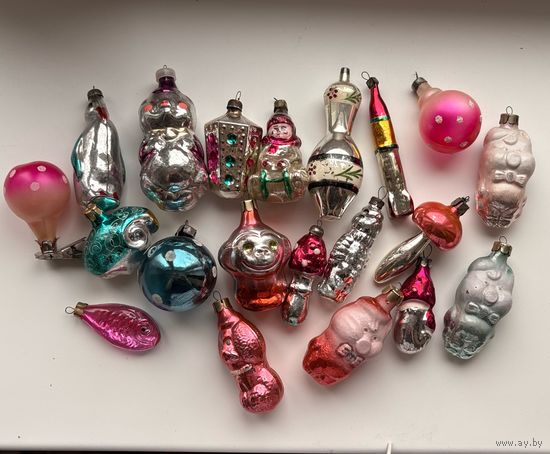 Елочные игрушки СССР 20 штук