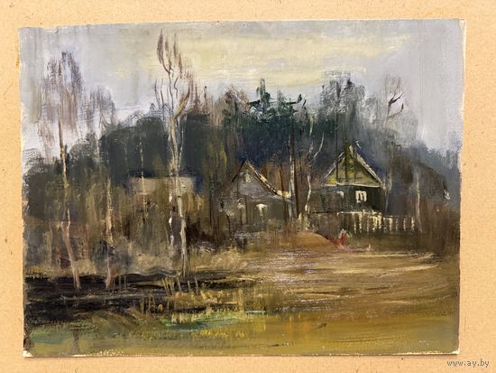 Картина Юзвук.В.С ( на краю вёскi) 2000г