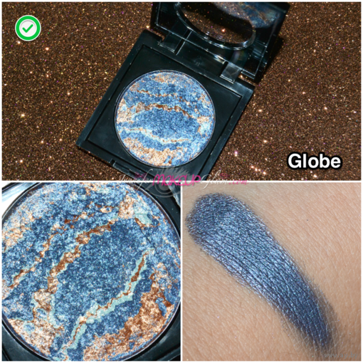 ТЕНИ для век Fashionista Double Take Baked Eyeshadow оттенок Globe 3