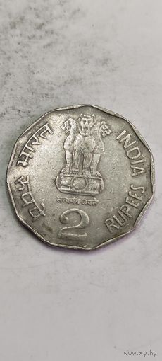 Индия 2 рупий 2000