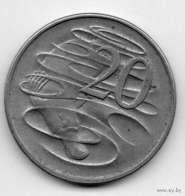 СОДРУЖЕСТВО АВСТРАЛИИ. 20 ЦЕНТОВ 1969. ФАУНА. УТКОНОС
