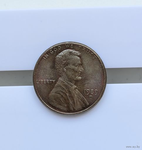 Цент США 1989 д