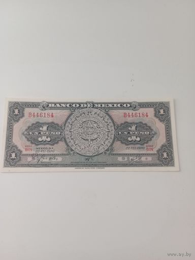 МЕКСИКА 1 песо 1970 год(B446184)