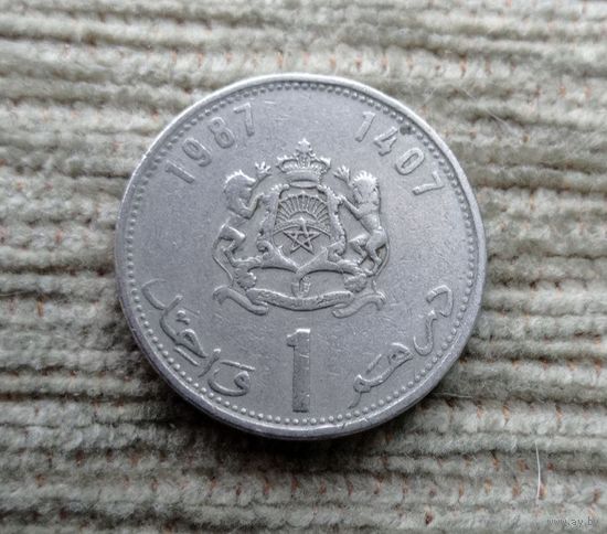 Werty71 Марокко 1 дирхам 1987