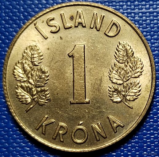 Исландия 1 крона 1975 г.