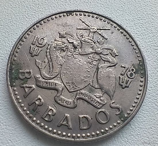 Барбадос 25 Центов 1978.  5-7-9