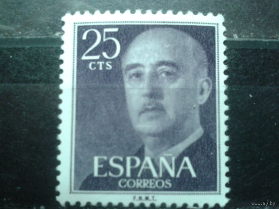 Испания 1955 Генерал Франко* 25 с