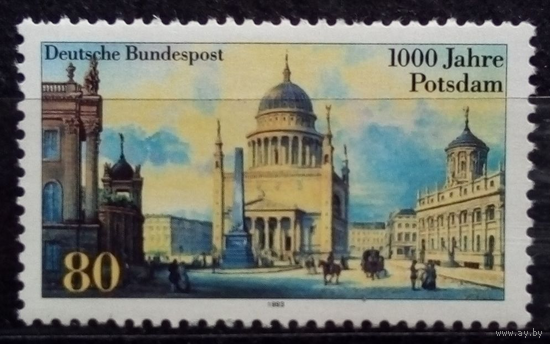 1000 лет Потсдаму, Германия, 1993 год, 1 марка ** Живопись