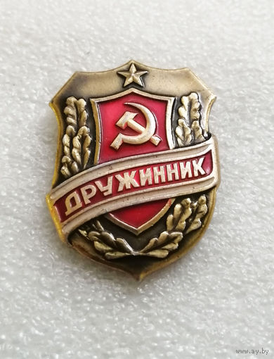 Знак Дружинник. СССР #0616-OP14