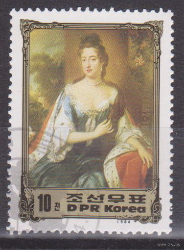 Английская королева Мария II Известные люди королева Корея КНДР 1984 год лот 11 менее 30 % от каталога по курсу 3 р