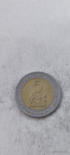 Кения 5 шиллинг 1997