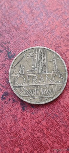 Франция 10 франк 1980