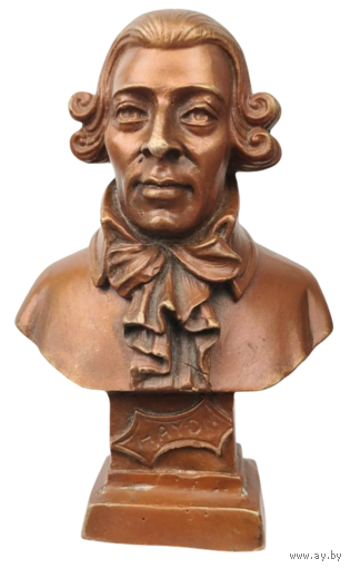 Бюст Франц Йозеф Гайдн Австрийский композитор Бронза