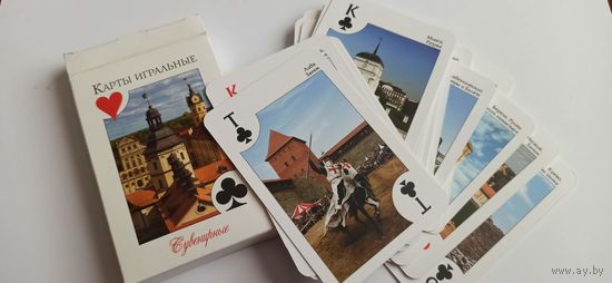 Игральные карты " Архитектура Беларуси" 2012г. Лидский замок