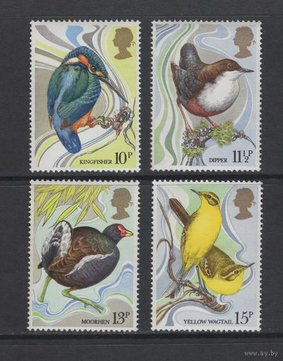 Англия 1980** Фауна Птицы Mi#817-820