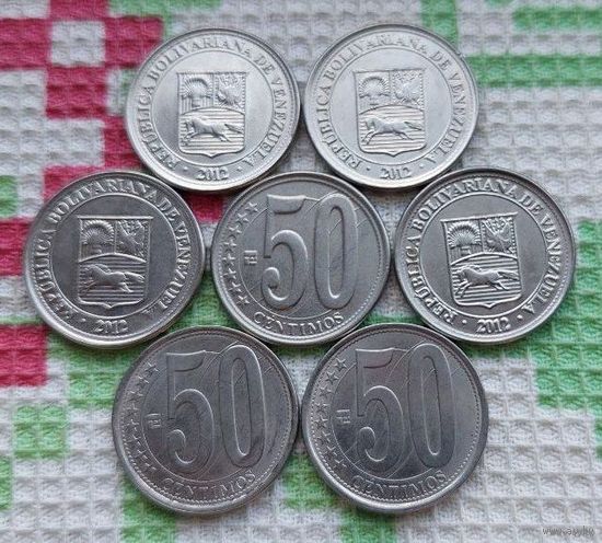 Венесуэла 50 центаво, UNC.