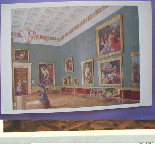 Эрмитаж. Фламандское искусство 17 в. Зал Рубенса.1964 СССР