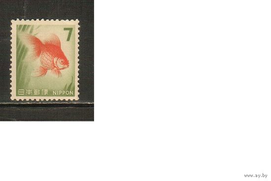 Япония-1966(Мих.928) , **   , Морская  Фауна , Рыбы