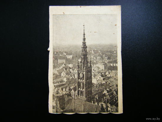 Данциг(Гданьск) 1933г.3й Рейх. РАТУША. Тонкая бмага.