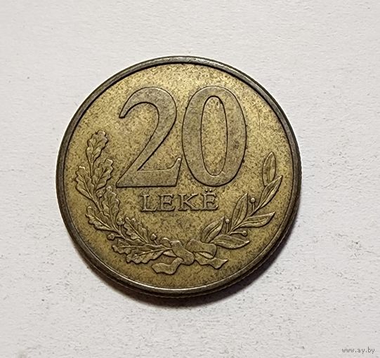 Албания 20 леков, 2016