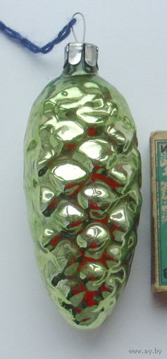 Ёлочная игрушка. Шишка. К-70.
