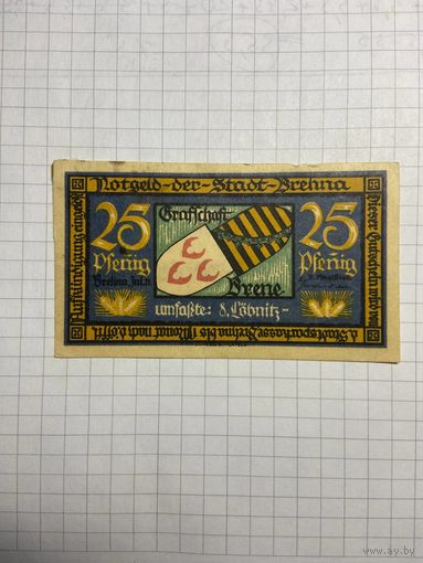 Нотгельд 25 пфеннигов 1921 год. -2112