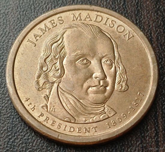 США 1 доллар, 2007    Р    Президент США - Джеймс Мэдисон    ( 1-14-5 )