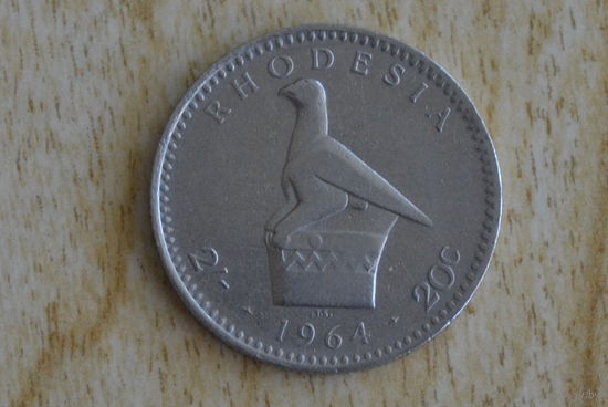Родезия 2 шиллинга 1964 с 1 руб