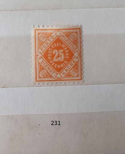 Марки. Германия. 1896 год.