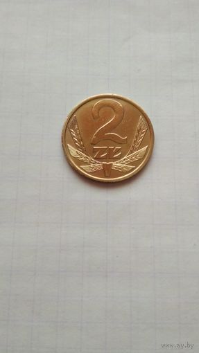 2 злотых 1988 г. Польша.