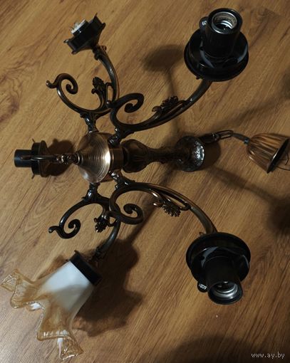 Люстра 5 рожков. СССР