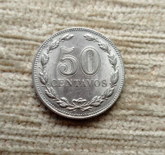 Werty71 Аргентина 50 сентаво 1941 Редкая