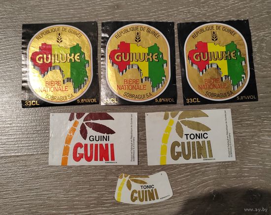 Этикетки. Пиво, джин.