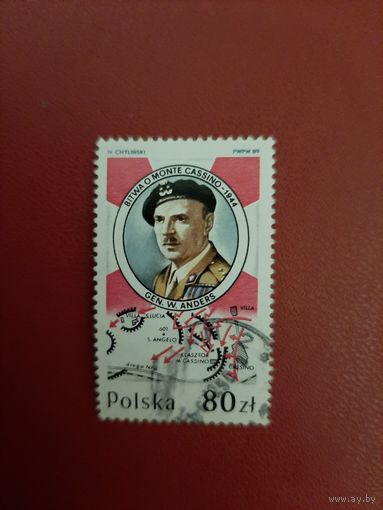 Польские войска в бою под Монте Касино генерал Андерс 1989 год Польша