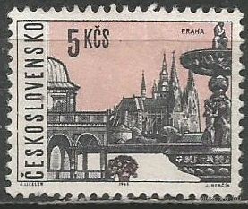 Чехословакия. Прага. Столица. 1965г. Mi#1582.