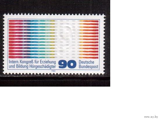 Германия(ФРГ)-1980,(Мих.1053), **, Конгресс