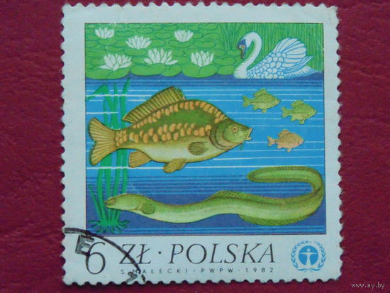 Польша 1982г. Фауна.