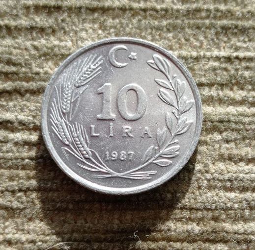 Werty71 Турция 10 лир 1987