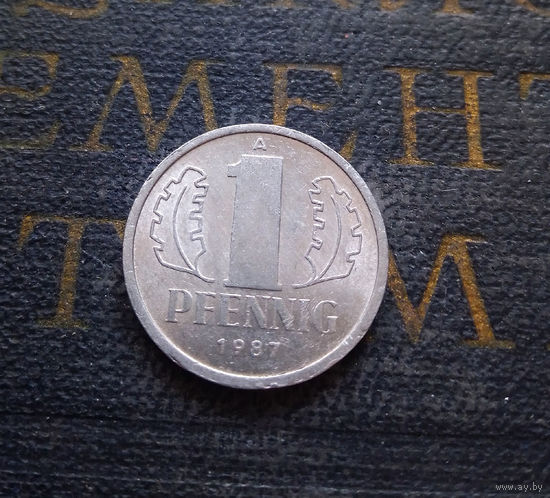 1 пфенниг 1987 (A) Германия ГДР #05 XF