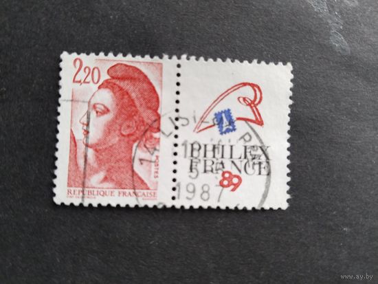 Франция  1985 1 м+к