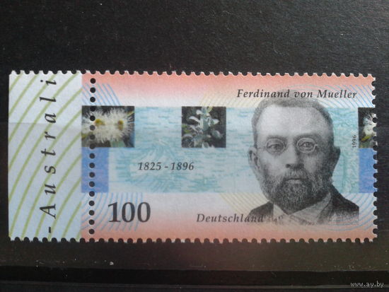 Германия 1996 ботаник, исследователь Австралии** Михель-1,2 евро