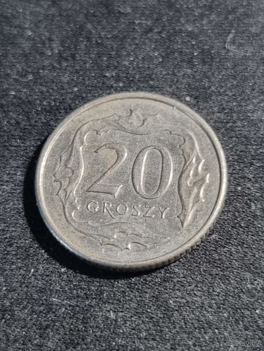 Польша 20 грошей 2017