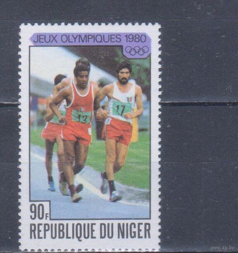[2032] Нигер 1980. Спорт.Легкая атлетика.Олимпийские игры. MNH