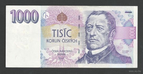 Чехия 1000 крон 1996 года. Тип P-15. Состояние XF+/aUNC