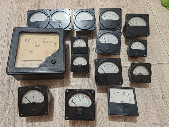 Советские вольтметры амперметры лот