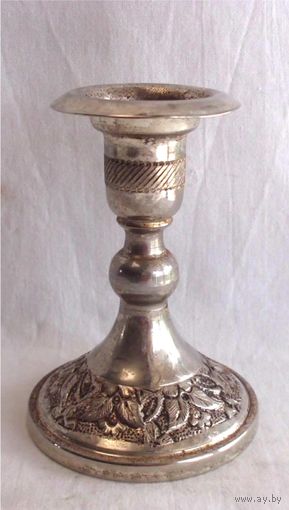 Подсвечник настольный Серебрение SILVER PLATED 900 Турция
